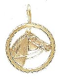 Charm 14kt Gold Horse - PD1167