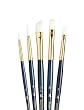 Princeton Brush Set W Taklon Round 1, 4 Angler 3/8, Shader 4, 8