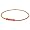Phiten Titanium Necklace Star, Orange, 22-Inches