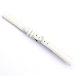 Watchband Genuine Lizard White 12mm