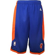 Adidas New York Knicks Youth (Sizes 8-20) Revolution 30 Replica Road Shorts Large