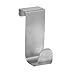 iDesign Forma Brushed Stainless Steel Over-The-Cabinet Storage Hook - 1