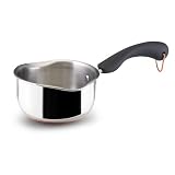 Review Farberware 71926 / Paula Deen 1 Quart Open Saucepan with Spouts, Stainless Steel