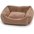 PETCO Brown Puffy Cat Box Bed