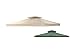 10 x 10 Replacement Canopy Top - BEIGE TWO TIERED