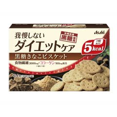 【アサヒフードアンドヘルスケア】リセットボディ 黒糖きなこビスケット 16枚入り×4袋