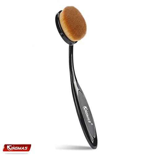 KINGMASÂ® Oval Makeup Brush Cosmetic Foundation Cream Powder Blush Makeup Tool