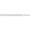14K White Gold Comfort Curb Chain - 3.60mm - 30 inch