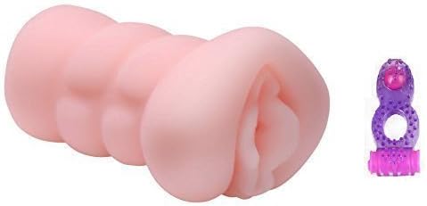 Monika Men Stroker Pocket Tight Toy with Purple Vibe Cockring