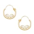 14K Yellow Gold Children's Small Hoop Earrings (Pair)
