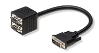 Analog Y Splitter - 1 Dvi-i(m-dl) HD15for HD15-F