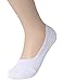 Zando Casual Anti Slip No Show Hidden Solid Color Flat Ankle Line Socks