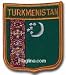 Turkmenistan - Country Shield Patches