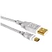 USB 2.0 TYPE A TO MINI B 6' GOLD SHELL W