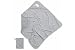 Baby Boum Gimik Hooded Bath Towel and Wash Mitt – Neutral Grey