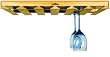 Mountain Woods Wine Glass Rack