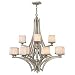 Fredrick Ramond FR49198SLF San Simeon Foyer Chandelier Silver