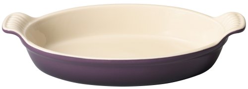 Le Creuset Stoneware 24 cm Oval Gratin, Cassis