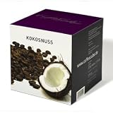 Produkt-Bild: Coffee Cube - Kokosnuss Kaffee + 2 doppelwandige Espresso Edelstahltassen mit Unterteller von James Premium
