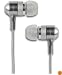 Coby CVEM76SVR High-Performance Isolation Stereo Earphones (Silver)