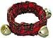 Dog Collar - Holiday Plaid Jingle Bells Pet Collar - Large