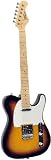 Pyle-Pro PGEKT35 Professional Full Size 6 String Electric Guitar w/ Sunburst Finish