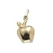 Apple Charm 14k Gold 17mm