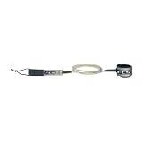FCS Competition Weight 9' Surfboard Leash Clear