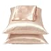 100% Silk Satin Blush Pillowcase - Standard
