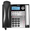 AT&T 1070 Corded Phone, Black/Silver, 1 Handset