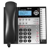 AT&T 1070 Corded Phone, Black/Silver, 1 Handset