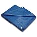 LARGE SIZE - 10' x 16' - PREMIUM MULTI-PURPOSE ALL WEATHER BLUE POLY RAIN TARP