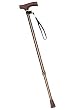 あなたの相棒 プリント柄伸縮杖 OT-701茶チェック