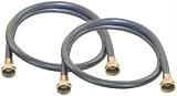 CAMFF82PK RUBBER BLACK WASHING MACHINE HOSE (8'')