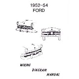 1952 1953 1954 FORD Wiring Diagrams Schematics by Ford