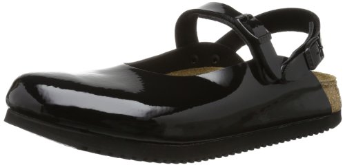 Birkenstock Clogs ''Marokko'' from Birko-Flor in Black Patton 38.0 EU N