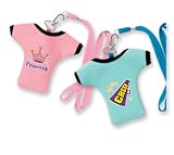 Teen Talk T Shirt Shaped Cell Phone Holders & Lanyard