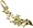 Bat Charm, Gold Plated Silver