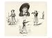 Annie Oakley Entertains with Feats of Skillful Marksmanship Art Giclee Poster Print, 24x18