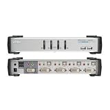 ATEN 2-Port USB 2.0 DVI KVMP Switch with Cables CS1762 (Silver)