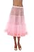 Malco Modes Tea-Length Chiffon Petticoat Slip with Lace