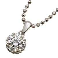 【Gemfa】キュービックジルコニア オープンハート ペンダント 10093