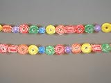9' Candy Fantasy Sugar Frosted Life Saver Christmas Garland