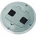 Hubbell 6239NI Floor Box Outlet Kit