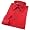 Forzieri Dramatic Red Pure Silk Dress Shirt 15 34-35
