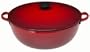 Le Creuset Enameled Cast-Iron 7-1/2-Quart Bouillabaisse Pot, Red