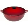 Le Creuset Enameled Cast-Iron 7-1/2-Quart Bouillabaisse Pot, Red