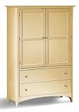 American Journal Two Drawer Door Chest Chest w/ Round Metal Knobs Sand Dune (Un-Rubbed)