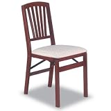 Review Homelegance  / Spindle Back Folding Chair 2 PK.-Cherry