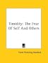 Timidity: The Fear Of Self And Others